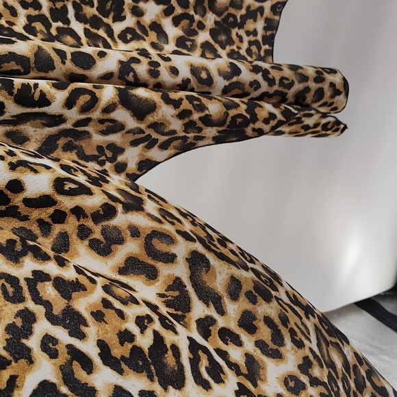 Comme Toi Leopard Kimono Size Small Medium Relaxed Fit Animal  Print Flowy - Picture 7 of 9